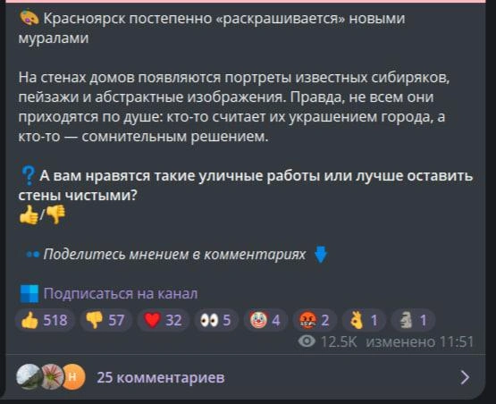 Таким был результат голосования | Источник: NGS24.RU / Telegram