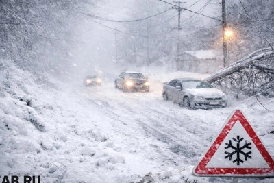Апрельский снегопад в Чите: полмесяца осадков за ночь