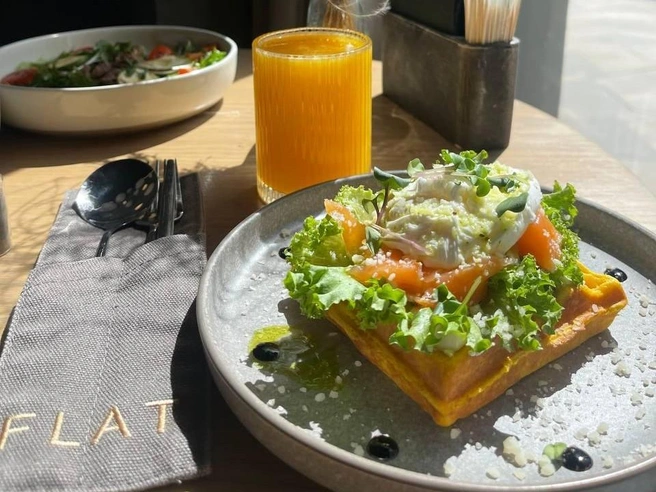 В меню яркие осенние позиции в современной авторской подаче | Источник: FLAT