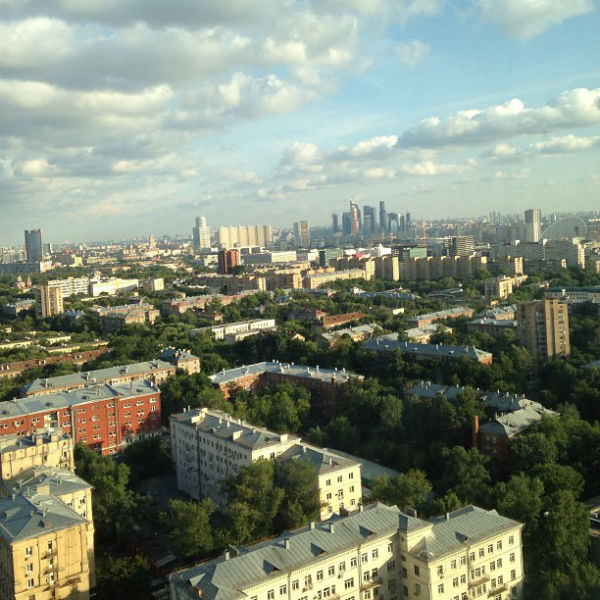Вид из окна новой квартиры Чеховой