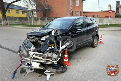 В Минеральных Водах подростки на питбайке пострадали в ДТП