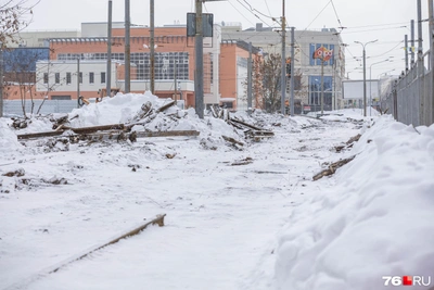 В Ярославле демонтируют старые трамвайные пути