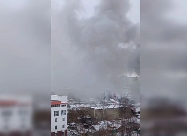 Шесть пожарных расчетов тушили огонь на Михайловском шоссе | ya62.ru