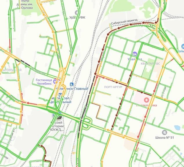 Источник: 74.ru / Maps-traffic