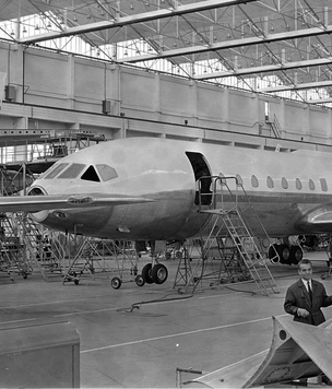 История Caravelle Sud Est 210 — первого реактивного лайнера с двигателями в хвостовой части