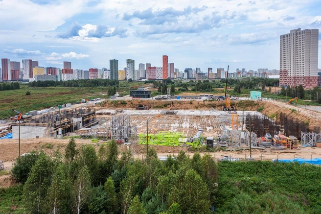 Строительная готовность первой очереди семейного квартала составляет 11% | Источник: девелопер «Север»