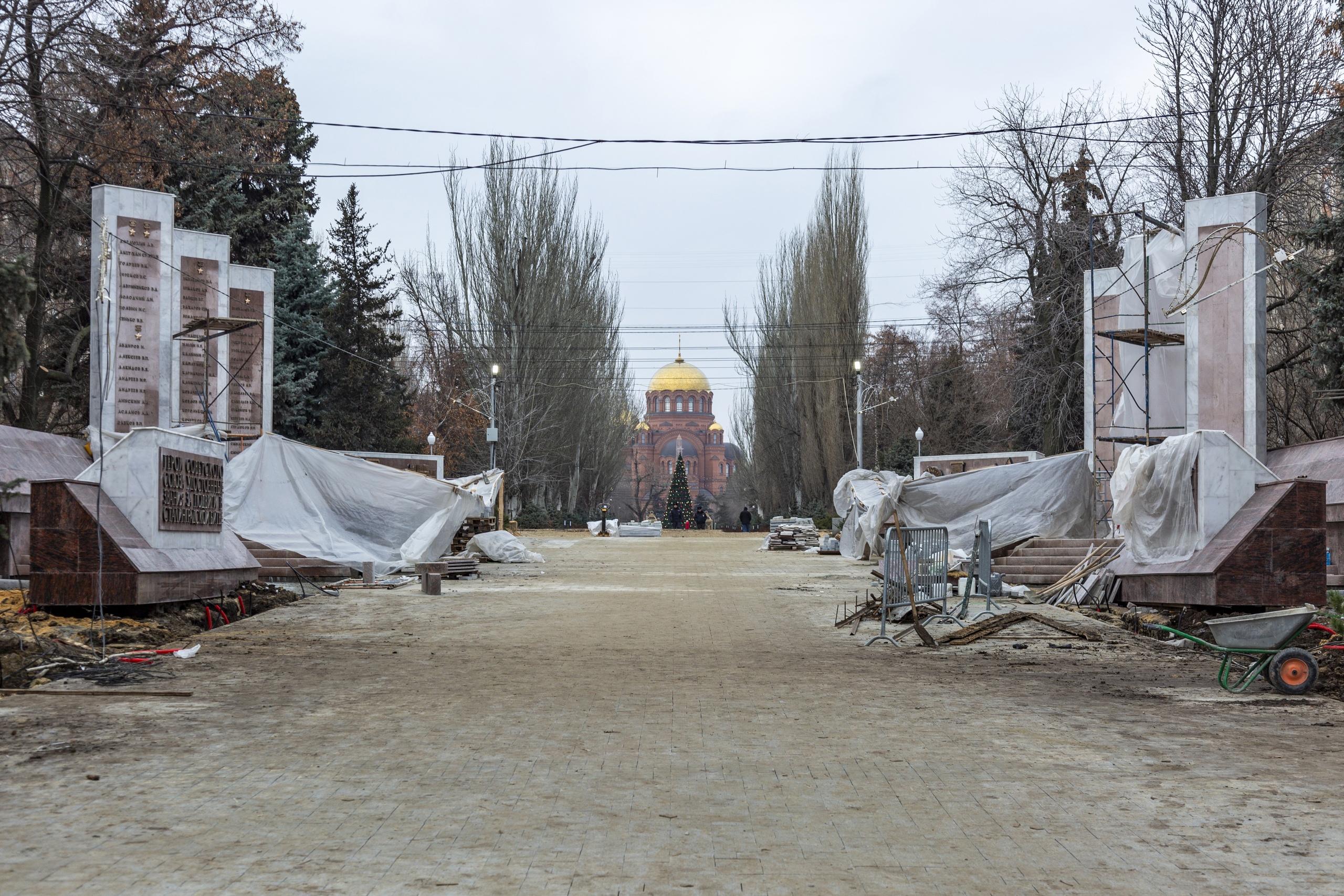 В Волгограде сорваны сроки реконструкции памятников к 80-летию  Сталинградской победы - 2 января 2023 - V1.ру