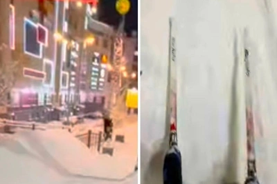"Best Transport": Russians Debate Murmansk Skier's City Run