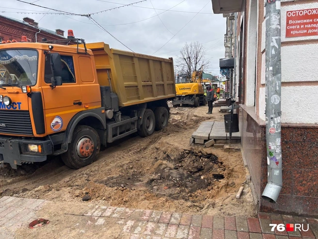 Так выглядит вход в магазин Екатерины | Источник: Алина Сардекова / 76.RU
