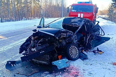 В Курганской области женщина погибла в аварии с грузовиком