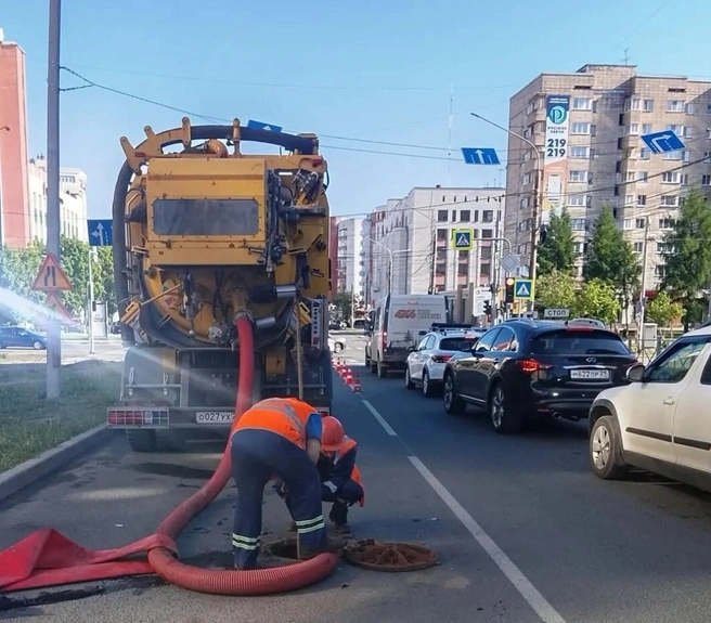 В Архангельске перекрыли движение по улице Воскресенской | Источник: администрация Архангельска