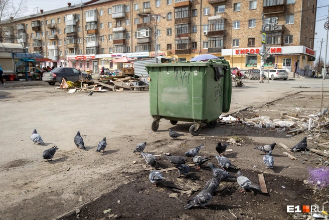 На рынке стало гораздо просторнее, заметную часть киосков уже разобрали | Источник: Владислав Лоншаков / E1.RU