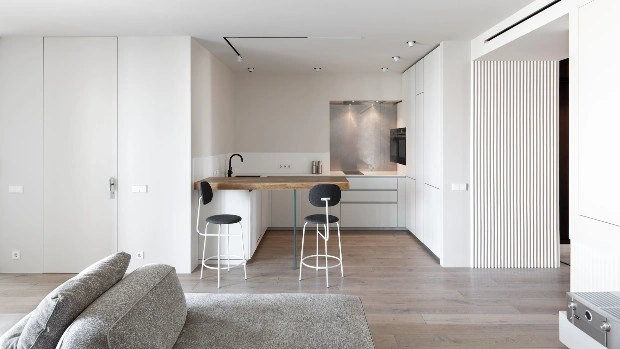 Лаконичная квартира 78 м² для холостяка в Киеве