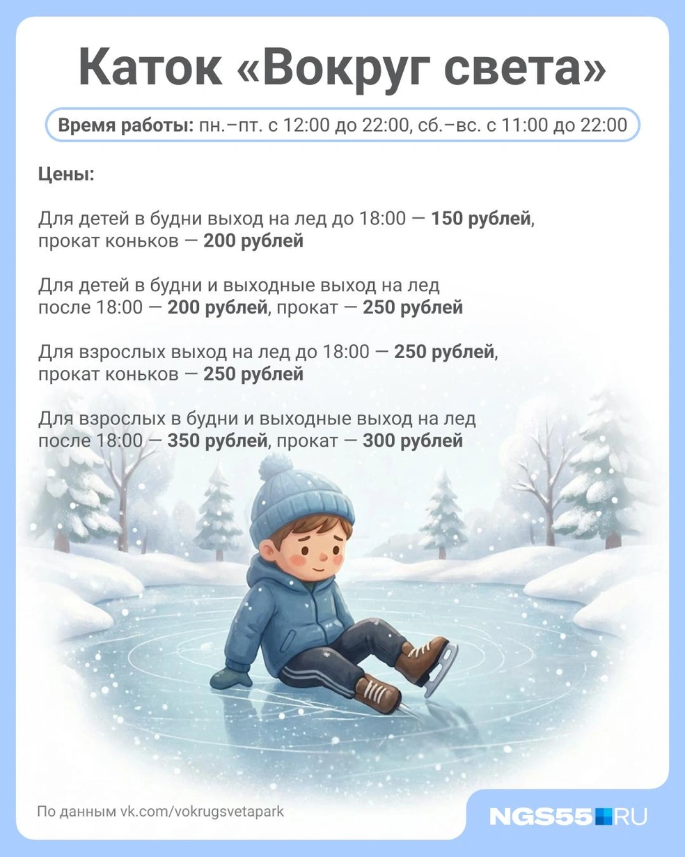 Прокат и выход на лед платные | Источник: Полина Авдошина / Городские медиа