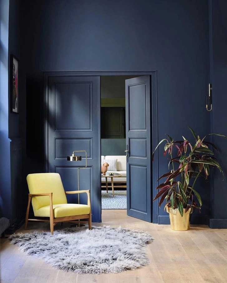 Оттенок Hague Blue, Farrow&Ball. | mydecor.ru