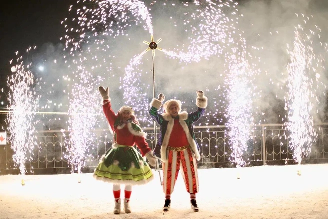 Награда самым морозостойким и терпеливым&nbsp;— прощальный салют | Источник: Савватий Давыдов, «Куйбышевские железные дороги»