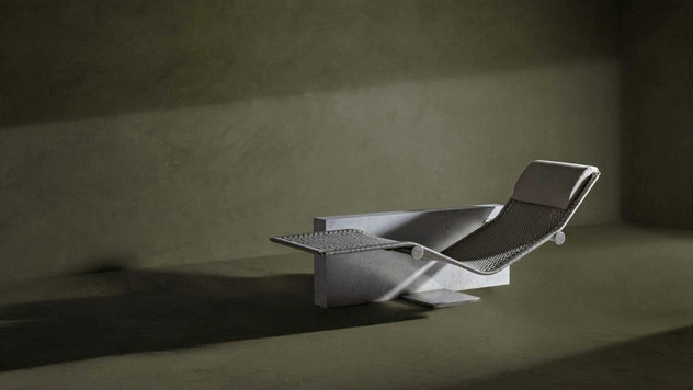 Парящий на мраморе: шезлонг Vis-a-Vis от Kreo