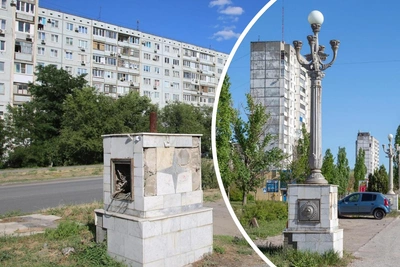 В Волгограде исчезли сталинские фонарные столбы