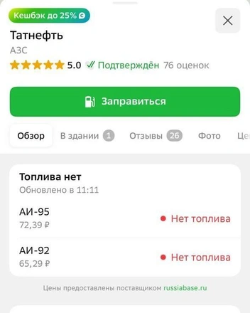 Данные у сервисов сошлись | Источник: 2ГИС