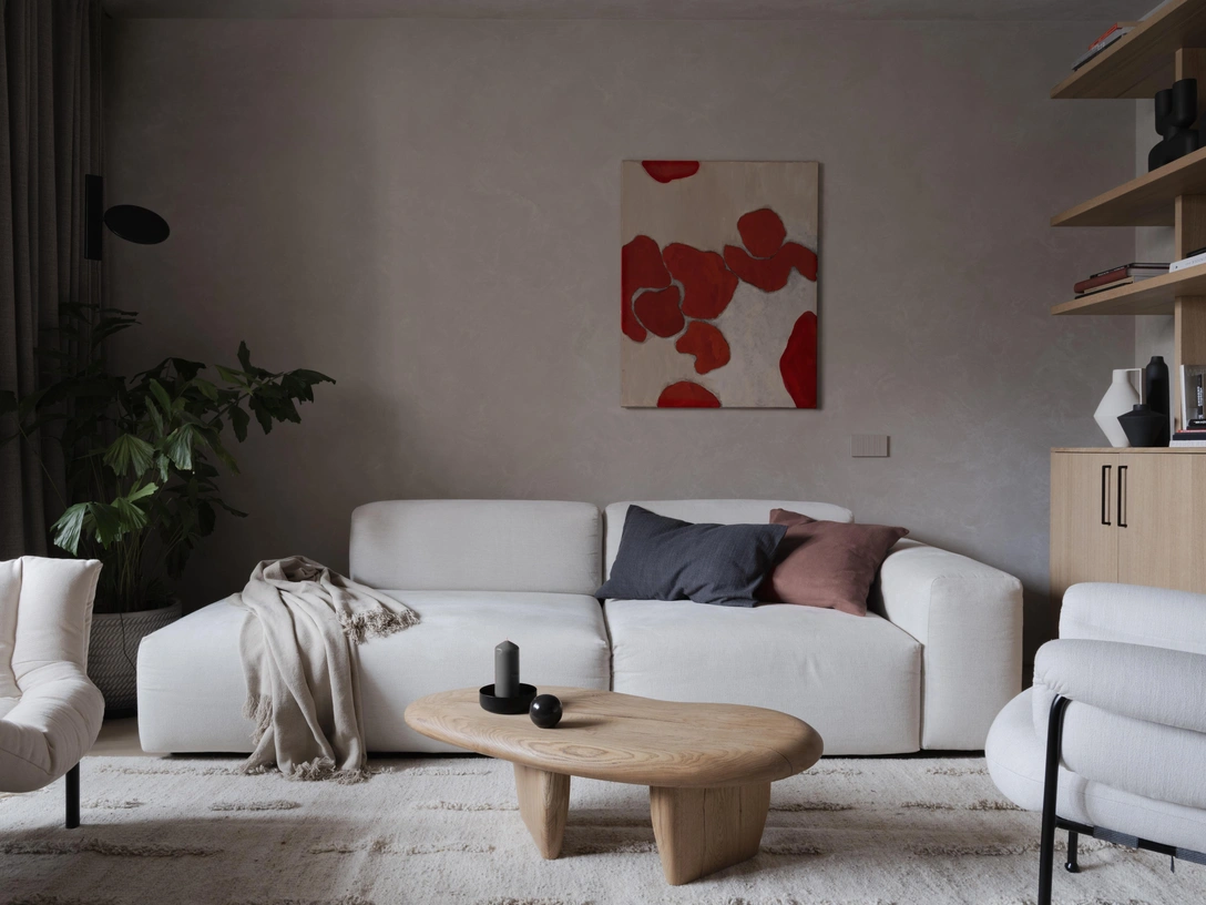 Гостиная. Диван, Basta. | Источник: Инна Каблукова. стиль: Елена Середа и Алена Буканова