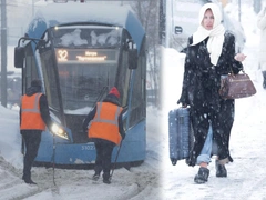 Снегопад в Москве 2.0: дороги сковали пробки, в аэропортах отмена рейсов, лопаты в дефиците