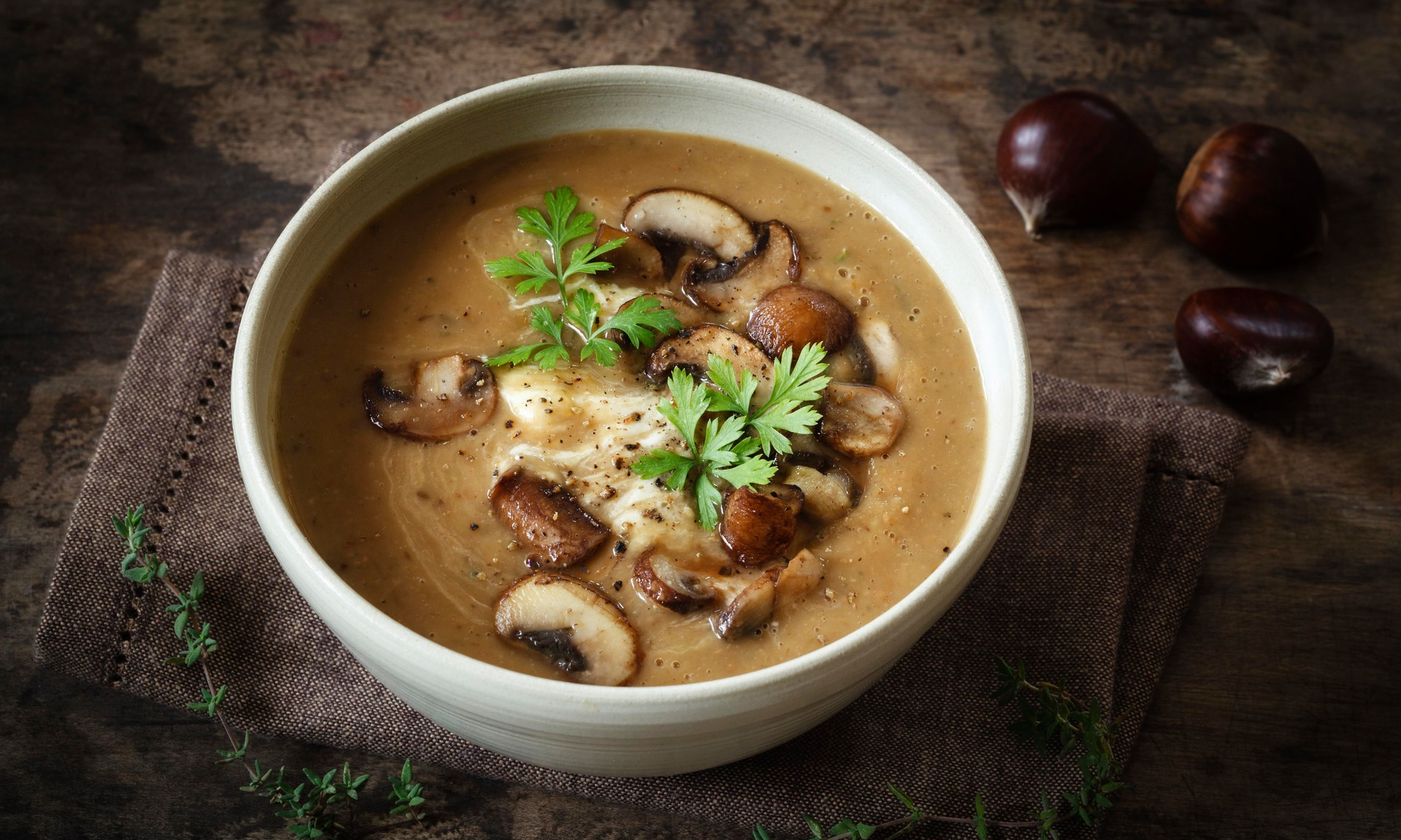 Французский крем-суп из грибов • Dolce Vita Blog