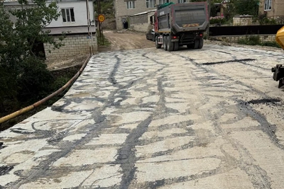 В Дагестане асфальтируют дорогу к аулу гончаров