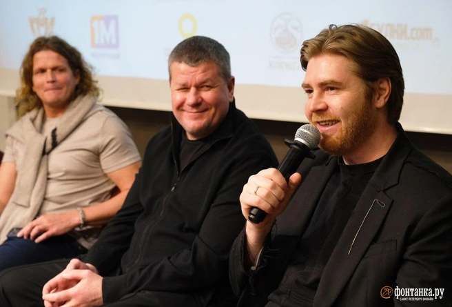 Андрей Перцев, основатель Ognivo, Balagan, Litera G, Green 28, Gthai и Spica (на фото справа) | Источник: Анжела Мнацаканян / FONTANKA.RU