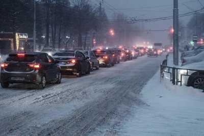 В Уфе снова 9-балльные пробки