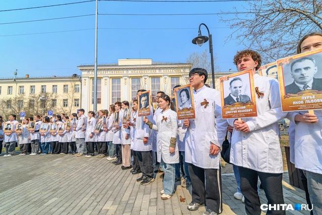 В мероприятии приняли участие первокурсники | Источник: Олег Фёдоров / CHITA.RU