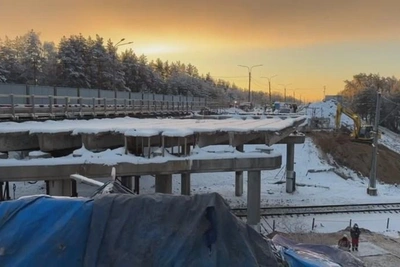 Мостотрест отчитался о реконструкции Рубежного путепровода