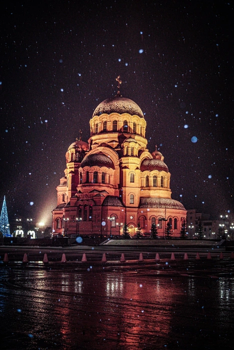 Снегопад в нашем городе — явление редкое | Источник: Дмитрий Доценков