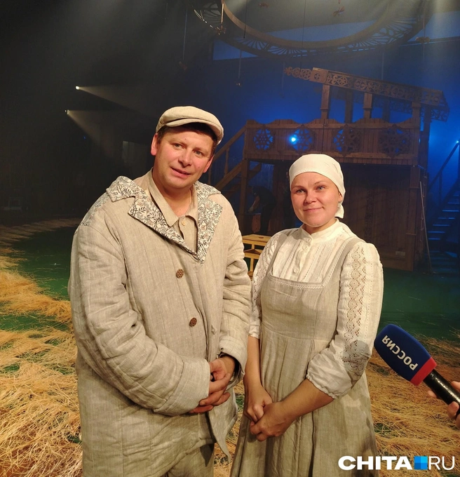 Актеры Алексей Терехин и Татьяна Куклина | Источник: Дарья Харламова / CHITA.RU