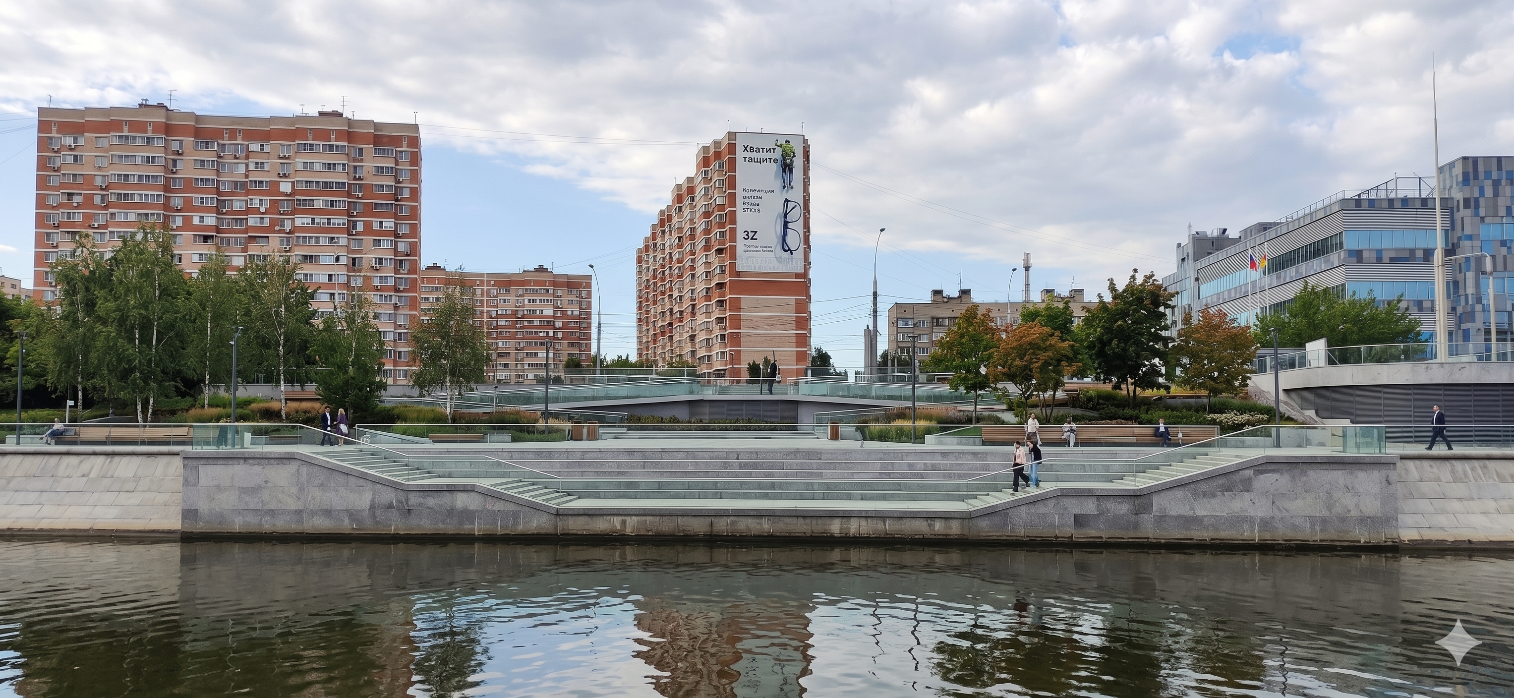Устали ждать. Показываем красивое берегоукрепление реки Кубань в Краснодаре — видео