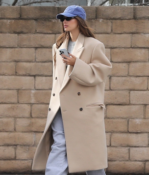 6 объемных шерстяных пальто, как у Хейли Бибер