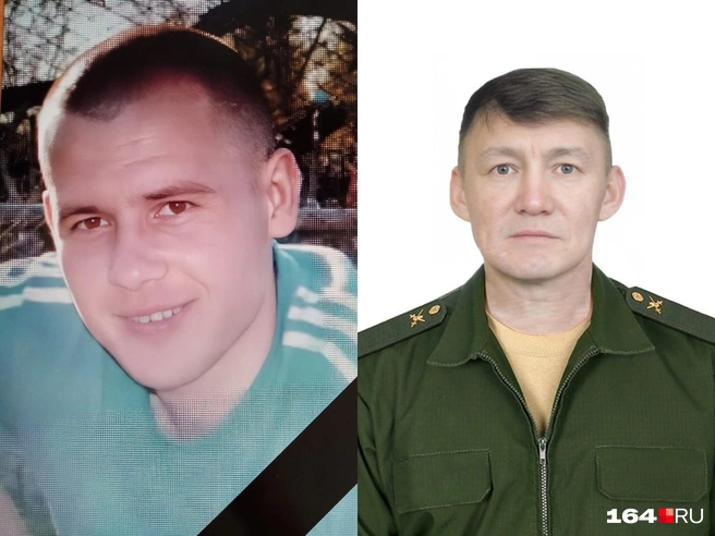 Погибшие в спецоперации жители Озинок Юрий Борзиков и уроженец Новоузенского района Рахимулла Мансуров | Источник: «Антонина Галяшкина глава Озинского района» и «Новоузенский район | официальный канал» / Telegram
