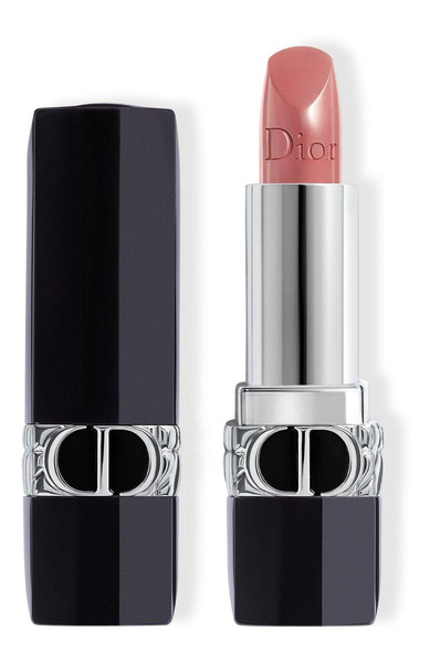 Помада для губ с сатиновым финишем rouge dior satin lipstick, оттенок 100 естественный
