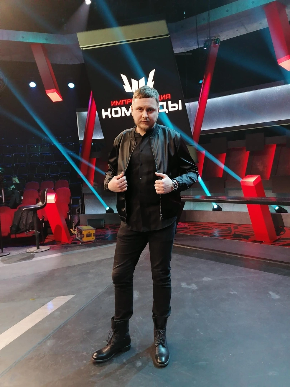 На шоу «Импровизация. Команды» | Источник: Алексей Бахметьев / VK.com