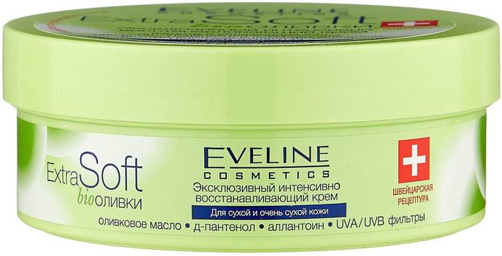 Eveline Cosmetics Крем для тела Extra Soft bio Оливки эксклюзивный интенсивно восстанавливающий