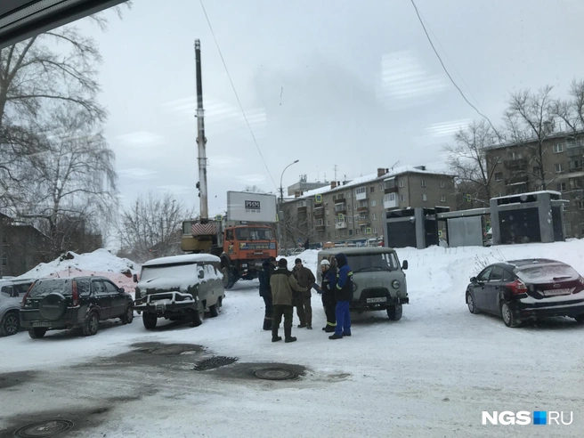 Авария на левом берегу, отключение тепла левый берег Новосибирск 14