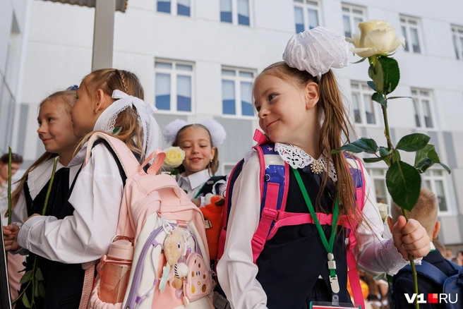 Возможность присутствовать на линейке в этом году выпала не всем | Источник: Алексей Волхонский / V1.RU