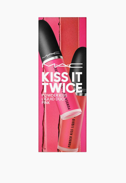 Набор жидких помад MAC KISS IT TWICE Powder Kiss Liquid