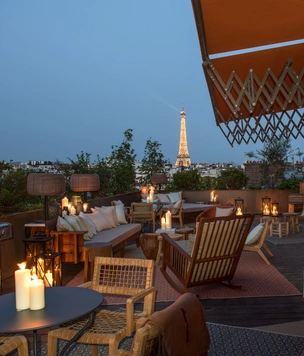 Отель Brach Paris Филиппа Старка открывает террасу