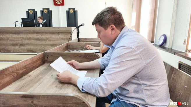 Михаил Матвеев в суде | Источник: Илья Овсянников / 63.RU