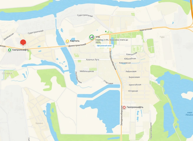 Охотимся за бензином по Тюмени — онлайн 72.RU | Источник: 2GIS