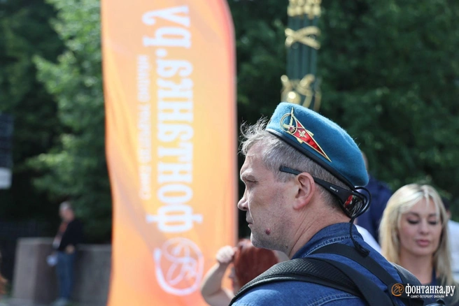 В Петербурге отмечают День ВДВ | Источник: Валентин Егоршин / «Фонтанка.ру»