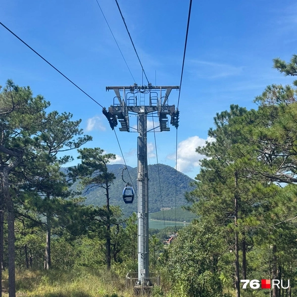 До нужного места туристы добирались на фуникулере  | Источник: Виктория Шипкова 