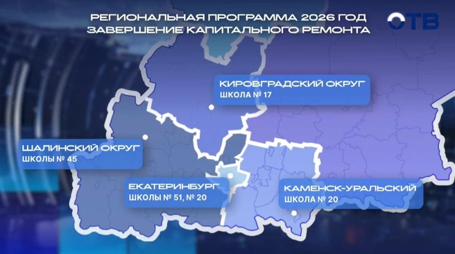 Часть школ отремонтируют за счет бюджета региона | Источник: ОТВ