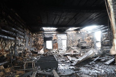 В Красноярском районе взорвался газ и сгорели дома