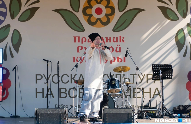 Интерпретация русского богатыря… Современно! | Источник: Никита Шайхутдинов / NGS24.RU 